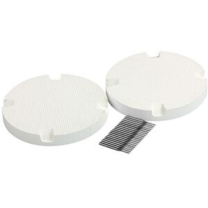 Cooksongold Honeycomb Soldering Board Round Small Hole, Pack of 2 With 20 Metal Pins Cooksongold Honeycomb Soldering Board Round Small Hole, Pack of 2 With 20 Metal Pins
