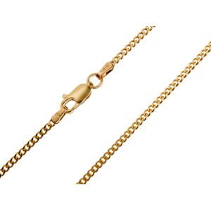 Cooksongold 9ct Yellow Gold 1.8mm Diamond Cut Curb Chain 20"/50cm Hallmarked Cooksongold 9ct Yellow Gold 1.8mm Diamond Cut Curb Chain 20"/50cm Hallmarked