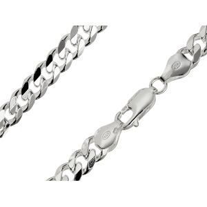 Cooksongold Sterling Silver 6.6mm Diamond Cut Curb Chain 18"/45cm Hallmarked, 100% Recycled Silver Cooksongold Sterling Silver 6.6mm Diamond Cut Curb Chain 18"/45cm Hallmarked, 100% Recycled Silver