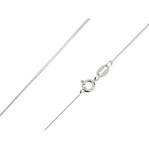 Cooksongold Sterling Silver 1.0mm Diamond Cut Extendable Curb Chain 16-18"/40-45cm Unhallmarked Cooksongold Sterling Silver 1.0mm Diamond Cut Extendable Curb Chain 16-18"/40-45cm Unhallmarked