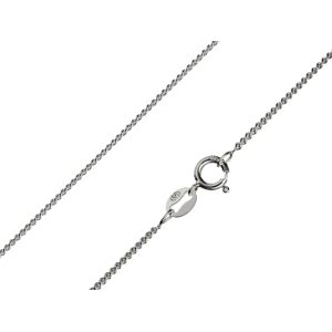Cooksongold Sterling Silver 1.5mm Curb Chain 28"/71cm Unhallmarked 100% Recycled Silver Cooksongold Sterling Silver 1.5mm Curb Chain 28"/71cm Unhallmarked 100% Recycled Silver