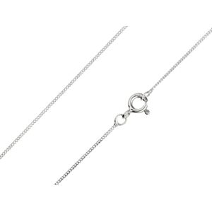 Cooksongold Sterling Silver 0.9mm Diamond Cut Curb Chain 28"/71cm Unhallmarked 100% Recycled Silver Cooksongold Sterling Silver 0.9mm Diamond Cut Curb Chain 28"/71cm Unhallmarked 100% Recycled Silver