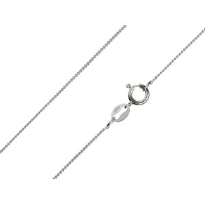 Cooksongold Sterling Silver 1.1mm Diamond Cut Curb Chain 28"/71cm Unhallmarked 100% Recycled Silver Cooksongold Sterling Silver 1.1mm Diamond Cut Curb Chain 28"/71cm Unhallmarked 100% Recycled Silver