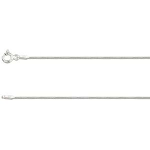 Cooksongold Sterling Silver 0.9mm Mini Snake Chain 20"/50cm Unhallmarked 100% Recycled Silver Cooksongold Sterling Silver 0.9mm Mini Snake Chain 20"/50cm Unhallmarked 100% Recycled Silver
