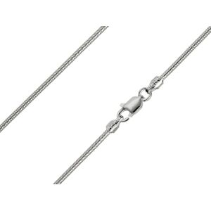 Cooksongold Sterling Silver 1.4mm Round Snake Chain 22"/55cm Unhallmarked 100% Recycled Silver Cooksongold Sterling Silver 1.4mm Round Snake Chain 22"/55cm Unhallmarked 100% Recycled Silver