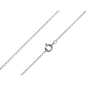Cooksongold Sterling Silver 1.6mm Trace Chain 28"/71cm Unhallmarked 100% Recycled Silver Cooksongold Sterling Silver 1.6mm Trace Chain 28"/71cm Unhallmarked 100% Recycled Silver