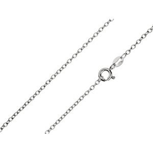 Cooksongold Sterling Silver 1.9mm Trace Chain 18"/45cm Unhallmarked 100% Recycled Silver Cooksongold Sterling Silver 1.9mm Trace Chain 18"/45cm Unhallmarked 100% Recycled Silver