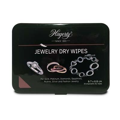 Hagerty Jewellery Dry Wipes Pack of 25 Hagerty Jewellery Dry Wipes Pack of 25