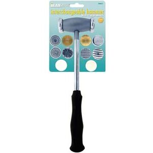 The Beadsmith Beadsmith Interchangeable Hammer With 12 Head Inserts The Beadsmith Beadsmith Interchangeable Hammer With 12 Head Inserts