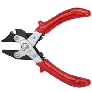 Maun Flat Nose With Side Cutter 160mm/6.5" Parallel Action, With Serrated Jaws, For Hard Wire Maun Flat Nose With Side Cutter 160mm/6.5" Parallel Action, With Serrated Jaws, For Hard Wire