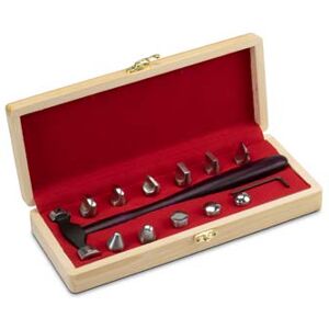 Cooksongold Small 11 Piece Interchangeable Head Precision Hammer Set Cooksongold Small 11 Piece Interchangeable Head Precision Hammer Set