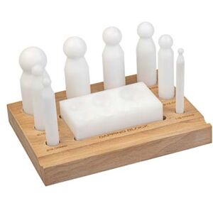 Cooksongold Super Nylon Doming Punches And Dapping Block Set Cooksongold Super Nylon Doming Punches And Dapping Block Set