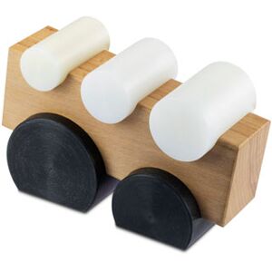 Cooksongold Wooden Bending Swage Block With 5 Nylon Mandrels Cooksongold Wooden Bending Swage Block With 5 Nylon Mandrels