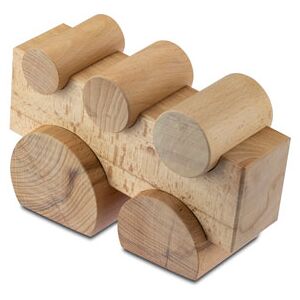 Cooksongold Wooden Bending Swage Block With 5 Wooden Mandrels Cooksongold Wooden Bending Swage Block With 5 Wooden Mandrels