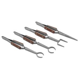 Cooksongold Fibre Tweezer Set Of 4 Cooksongold Fibre Tweezer Set Of 4