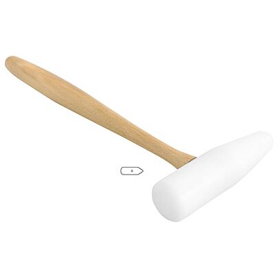 Cooksongold Super Nylon Hammer Round And Cone Cooksongold Super Nylon Hammer Round And Cone
