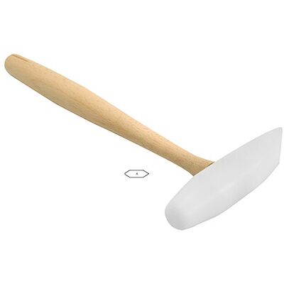 Cooksongold Super Nylon Hammer Cone And Wedge Cooksongold Super Nylon Hammer Cone And Wedge