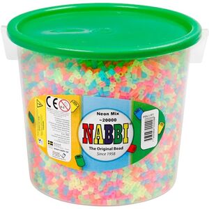 Nabbi Neon Fuse Beads - 5x5 mm, 20000 pcs Nabbi Neon Fuse Beads - 5x5 mm, 20000 pcs