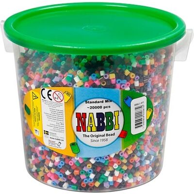 Nabbi Medium Tube Beads Standard Mix - 20000 pcs Nabbi Medium Tube Beads Standard Mix - 20000 pcs