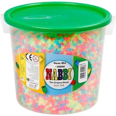 Nabbi Neon Fuse Beads - 5x5 mm, 20000 pcs Nabbi Neon Fuse Beads - 5x5 mm, 20000 pcs