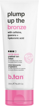 b.tan Plump Up The Bronze Gradual Tan Lotion - 236ml