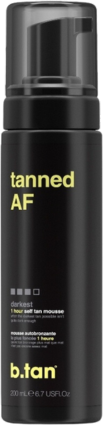 b.tan Tanned AF 1 Hour Self Tan Mousse - 200ml