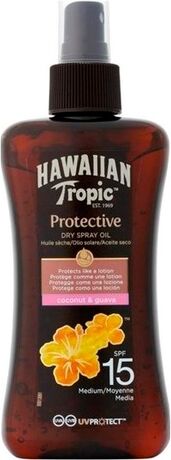 Hawaiian Tropic Protective Dry Spray SPF15 - 200ml
