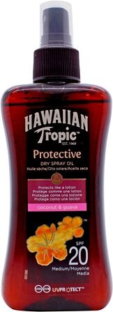 Hawaiian Tropic Protective Dry Spray SPF20 - 200ml