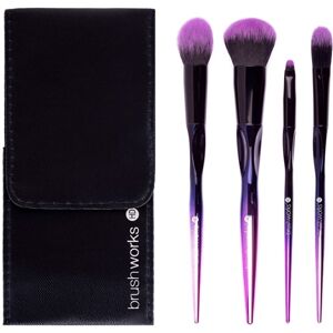 Brushworks Vegan Face & Eye Brush Set - Makeup Tools for Flawless Look Brushworks Vegan Face & Eye Brush Set - Makeup Tools for Flawless Look