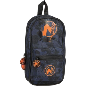 Nerf 5-in-1 Pencil Case Backpack - Black & Navy Camouflage Nerf 5-in-1 Pencil Case Backpack - Black & Navy Camouflage