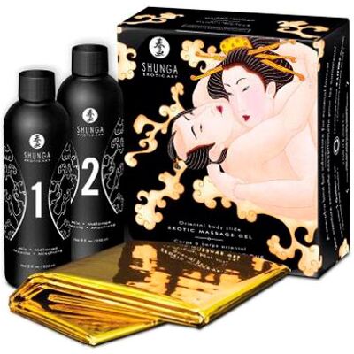 Shunga Melon Mango Body Massage Gel - Sensual, 200-500ml Shunga Melon Mango Body Massage Gel - Sensual, 200-500ml