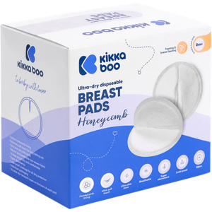 Kikka Boo Ultra-Dry Disposable Breast Pads Honeycomb – 25pcs Kikka Boo Ultra-Dry Disposable Breast Pads Honeycomb – 25pcs
