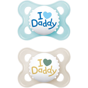 MAM Original I Love Daddy 2-6m Pacifier – 2 pcs MAM Original I Love Daddy 2-6m Pacifier – 2 pcs