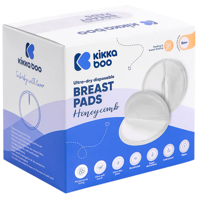 Kikka Boo Ultra-Dry Disposable Breast Pads Honeycomb – 25pcs Kikka Boo Ultra-Dry Disposable Breast Pads Honeycomb – 25pcs