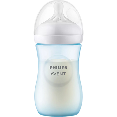 Philips Avent Natural Response 1+ Months Baby Feeding Blue Bottle – 260 ml Philips Avent Natural Response 1+ Months Baby Feeding Blue Bottle – 260 ml