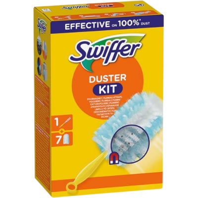 Swiffer Duster Kit With Handle With Disposable Duster Refills - 7 pcs Swiffer Duster Kit With Handle With Disposable Duster Refills - 7 pcs