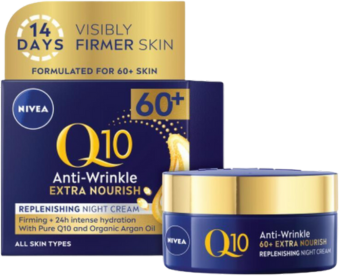 Nivea Anti-Wrinkle Q10 Night Face Cream - 50ml