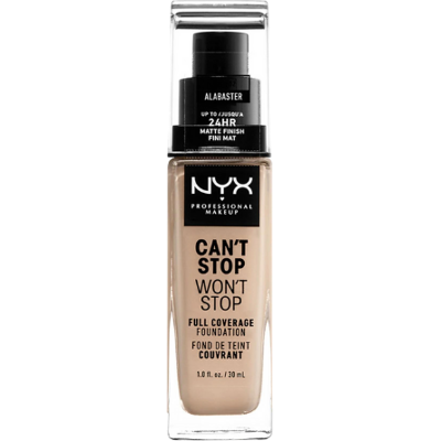 NYX Can't Stop Won't Stop Foundation - Alabaster NYX Can't Stop Won't Stop Foundation - Alabaster