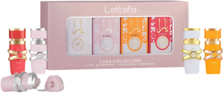 Lattafa Yara Collection Discovery Eau de Parfum Set 5ml – 4 Pcs