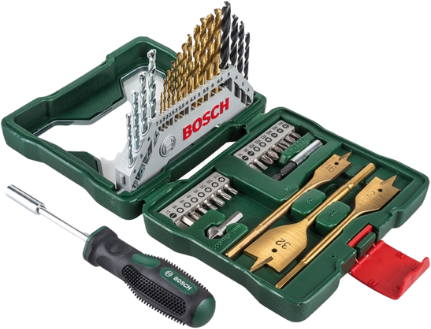 Bosch X-Line Titanium Drill and Bit Set - 41 pieces