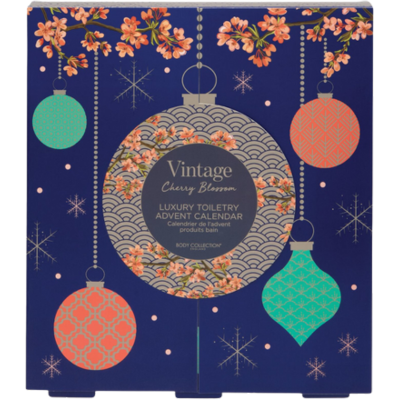 Technic Vintage Cherry Blossom Luxury Toiletry Advent Calendar - 24L Technic Vintage Cherry Blossom Luxury Toiletry Advent Calendar - 24L