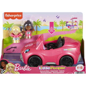 Fisher Price Fisher-Price Little People Barbie Convertible Car With Figures Fisher Price Fisher-Price Little People Barbie Convertible Car With Figures