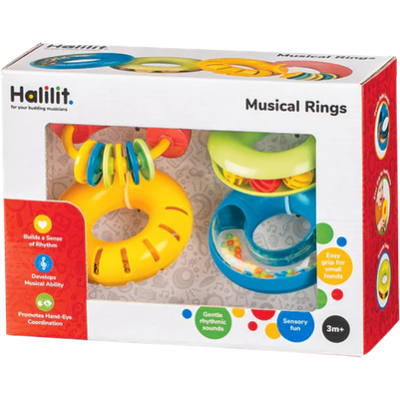Halilit Musical Rings Baby Rattle Set Halilit Musical Rings Baby Rattle Set
