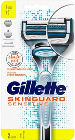 Gillette Skinguard Sensitive Razor & 2 blades