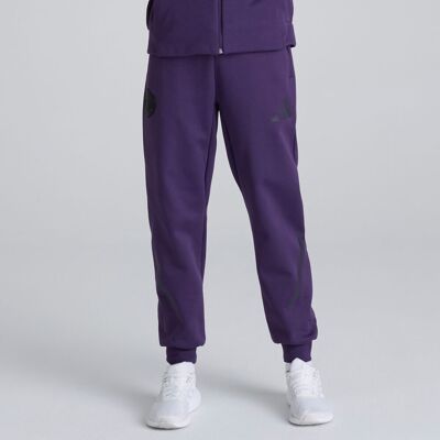 Manchester United x adidas Womens Z.N.E. Tracksuit Bottoms Purple L Manchester United x adidas Womens Z.N.E. Tracksuit Bottoms Purple L
