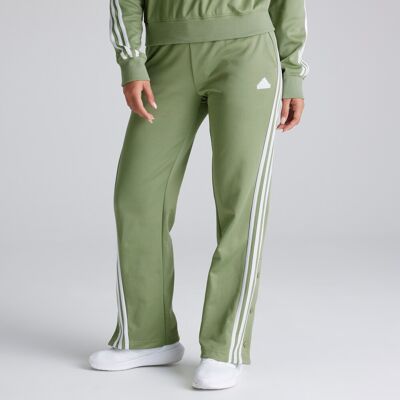 Manchester United x adidas Womens Iconic Wrapping 3-Stripes Snap Joggers Green M Manchester United x adidas Womens Iconic Wrapping 3-Stripes Snap Joggers Green M