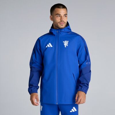 Adidas Manchester United 26/27 Cup Training Tiro Authentic Rain Jacket Blue L Adidas Manchester United 26/27 Cup Training Tiro Authentic Rain Jacket Blue L
