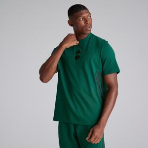 Manchester United x adidas Mens Future Icons 3-Stripes T-Shirt Green L Manchester United x adidas Mens Future Icons 3-Stripes T-Shirt Green L