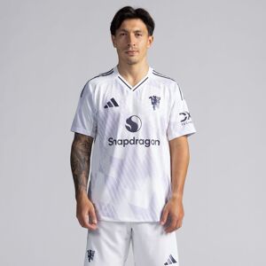 adidas Manchester United 25/26 Away Authentic Jersey - White - Football adidas Manchester United 25/26 Away Authentic Jersey - White - Football