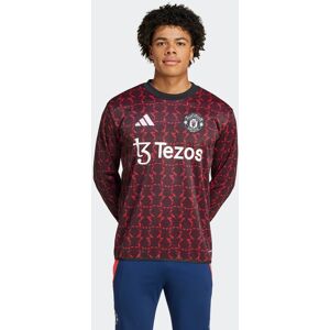 Adidas Manchester United Pre-Match Warm Top Black M Adidas Manchester United Pre-Match Warm Top Black M